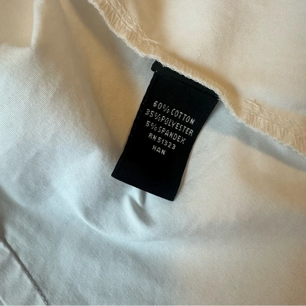 Josephine Chaus White Tie-Front Button-Down Top - Picture 5 of 7